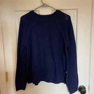 Navy Knit Sweater-Medium
